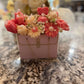 Shop Bloom Treasure, a premium handmade candle box crafted with soy wax floral designs. A unique luxury gift and home décor centerpiece.