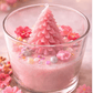 Handcrafted Tree Candle in Glass Bowl – Decorative Dough Bowl Candle